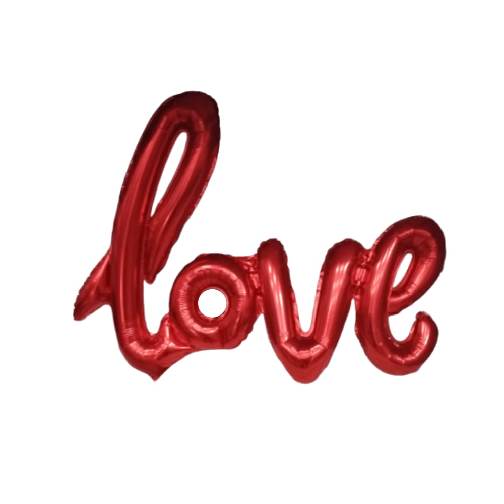 Balão Metalizado Love 108 x 64 cm