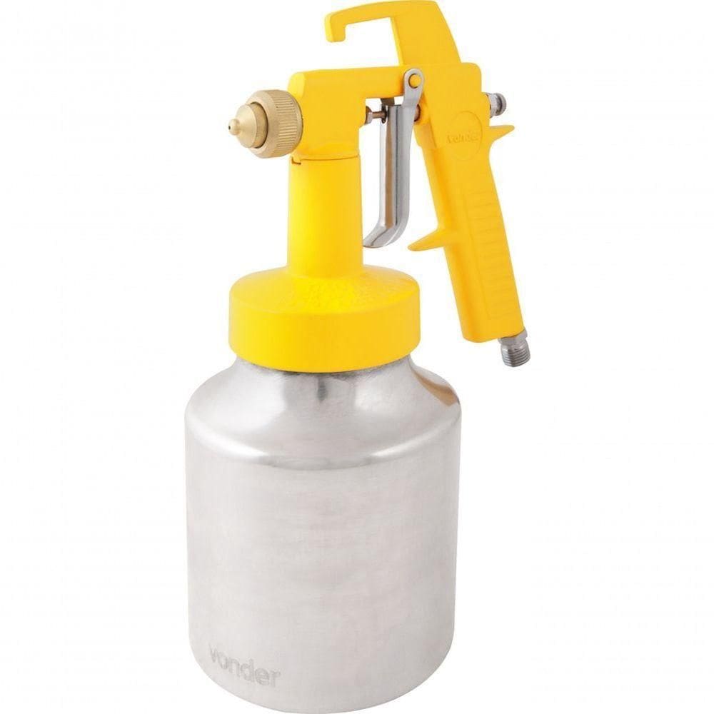 Pistola Pintura Ar Direto 1,3mm 5,6 Pcm Caneca Alumin Vonder