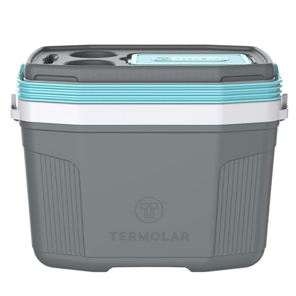 Caixa Térmica 20 Litros Termolar SUV, Cinza e Azul