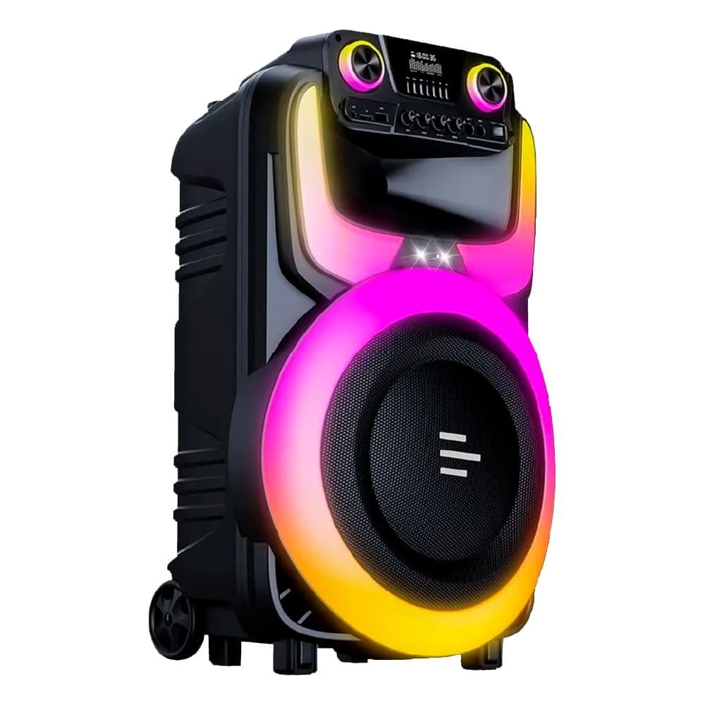 Caixa de Som Pulse Burst 2 SP408 Com Bateria 12” pol LED Radio FM-600W