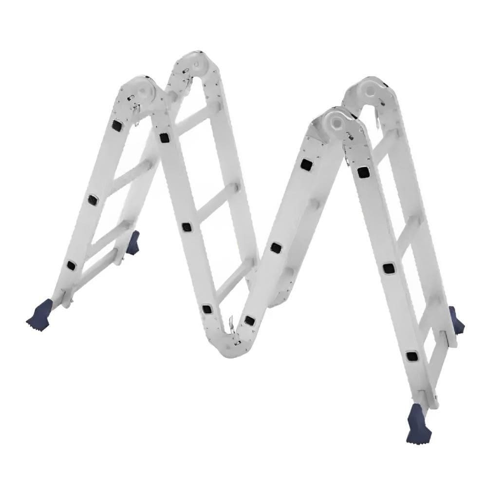 Escada de Alumínio Articulada 4x3 12 Degraus EVALD