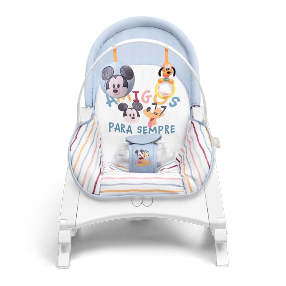 Cadeira Vibratoria Musical 0 -20Kg Mickey Happy Hop MultikidsBaby - BB383