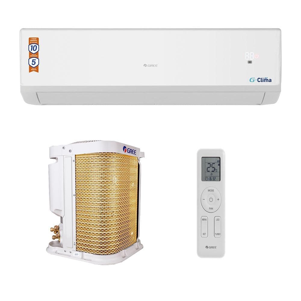 Ar Condicionado Split Hi-Wall Inverter G-Clima Gree 18.000 Btus Frio 220V