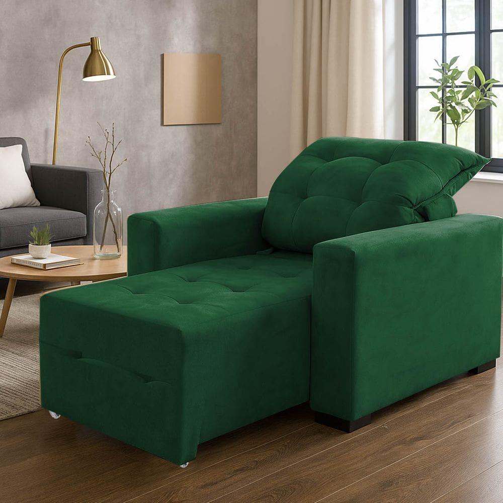 Poltrona Amamentação E Decoração Helena Verde