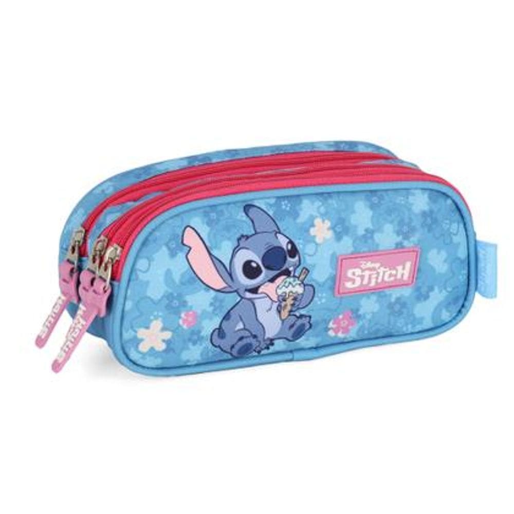 Estojo Triplo Stitch Sorvete Luxcel