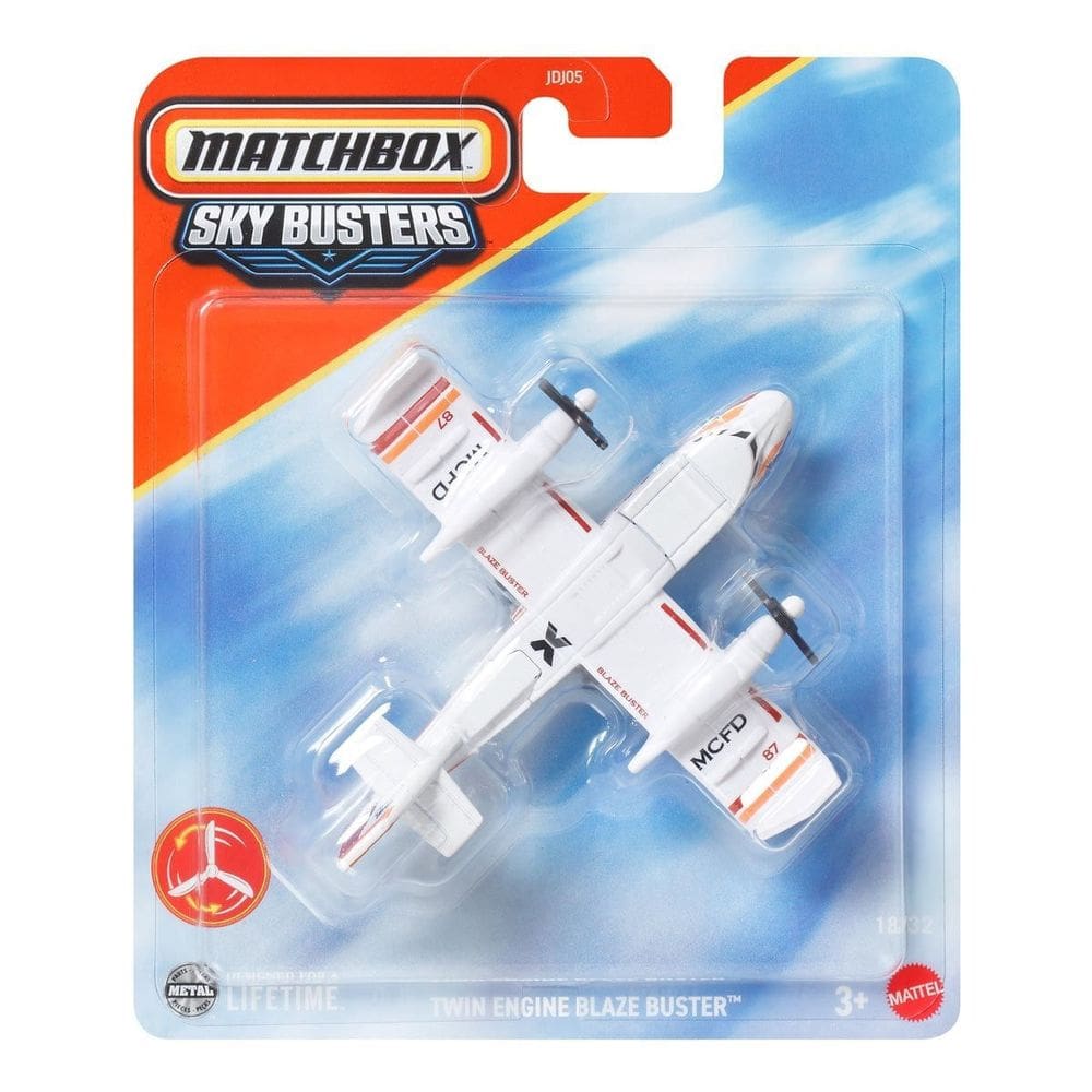 Aviao Twub Engine Blaze Buster - Matchbox - Skybusters MATTEL