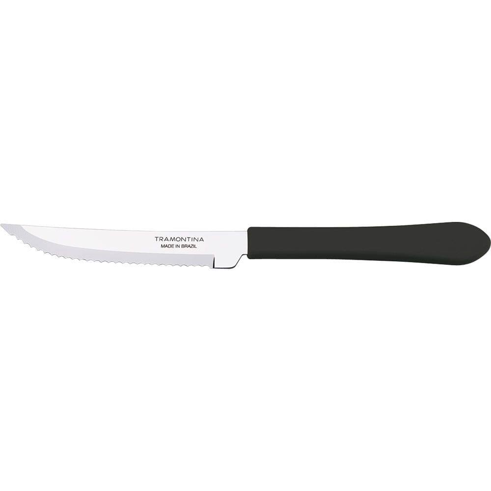 Faca para Churrasco Leme Tramontina Preta