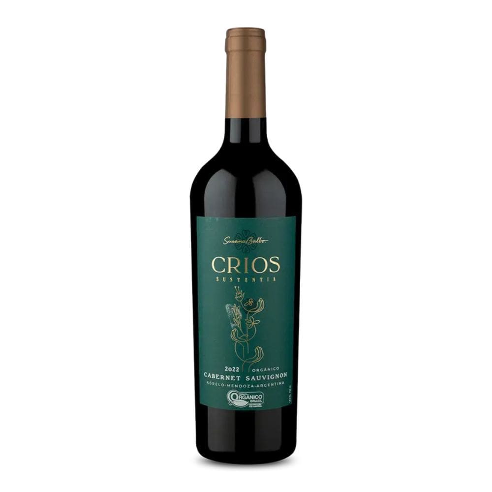 Vinho Crios Sustentia Orgânico Cabernet Sauvignon Tinto Argentina 750ml
