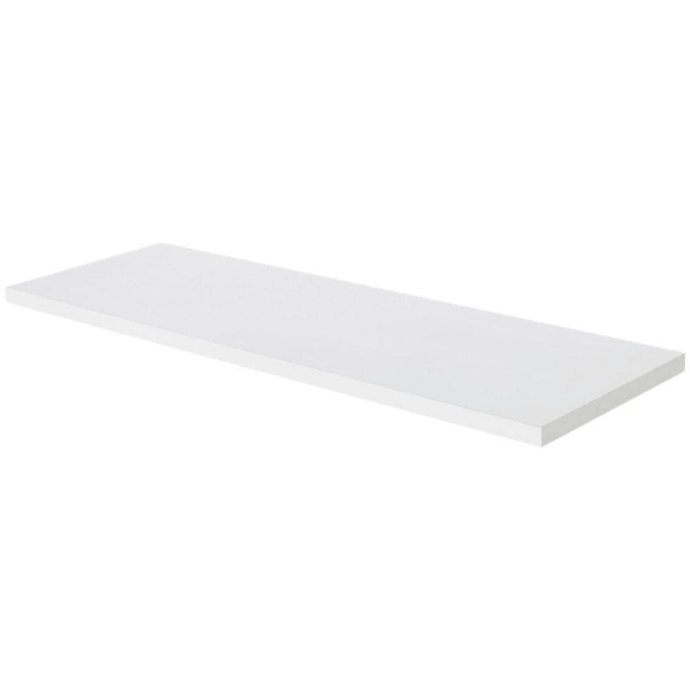 Prateleira Em Mdp Com Fixação Invisível 25 X 60 Cm Branco - Pi-25x60-br - Multivisao