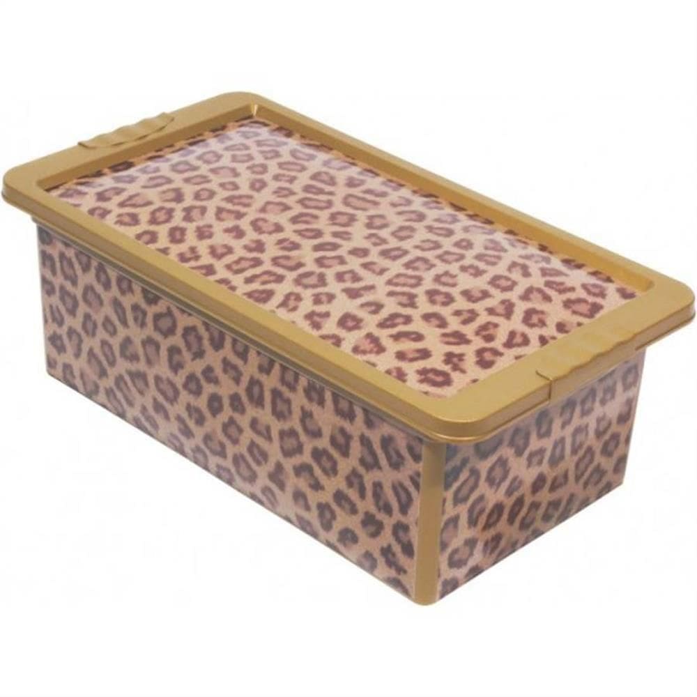 Caixa Organizadora 5,5 Litros Oncinha - Or16l-10 - São Bernardo Caixa Org. Container 5,5l Oncinha Doura Or16l-10