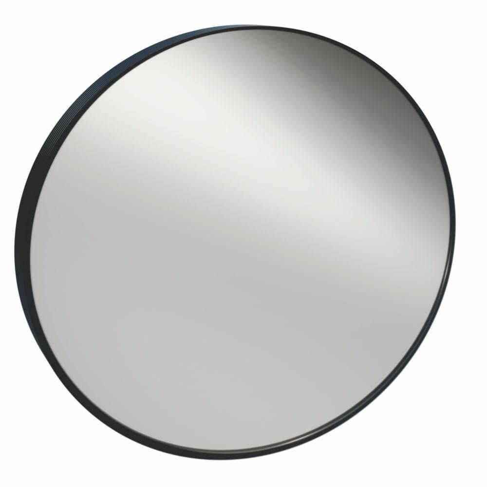 Espelho Redondo 48cm Perfil Black - 15105 - Cris-metal Espelho Redondo 48cm Perfil Black 15105 Cris-metal