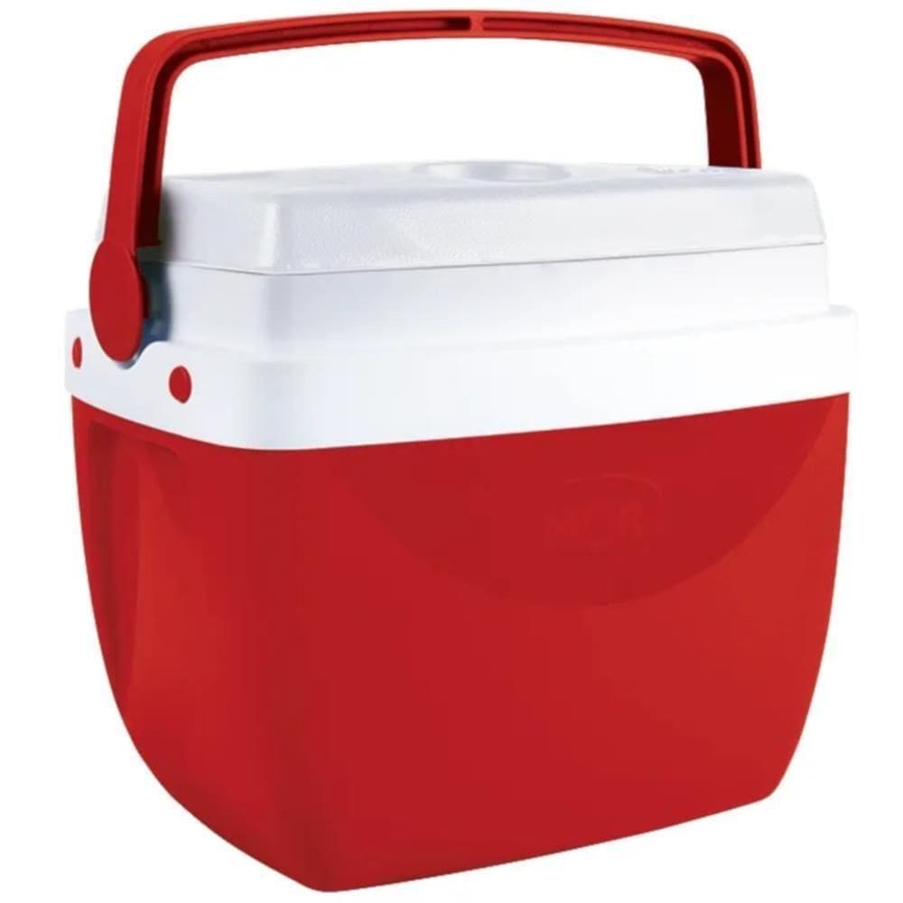 Caixa Térmica Vermelha 12 Litros - 25108212 - Mor Caixa Termica 12l Vermelho Mor 25108212