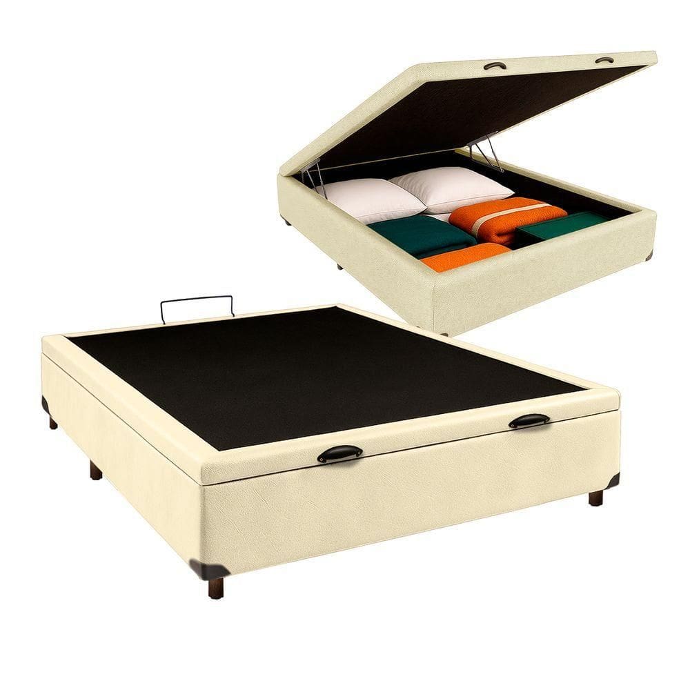 Cama Box Bau Viuvo Blindado Nature Begetiza 128x188