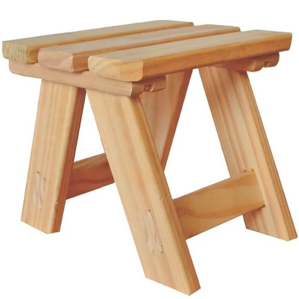 Banco De Madeira 25cm - 62 - Escadas