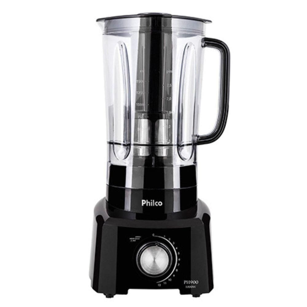 Liquidificador Philco PH900 1200W 12 Velocidades Preto 220V