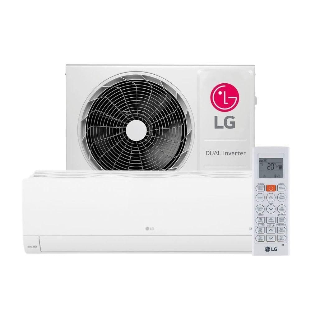 Ar Condicionado Split LG Dual Inverter Compact 9.000 BTUs S3-Q09AAQAL Frio 220V