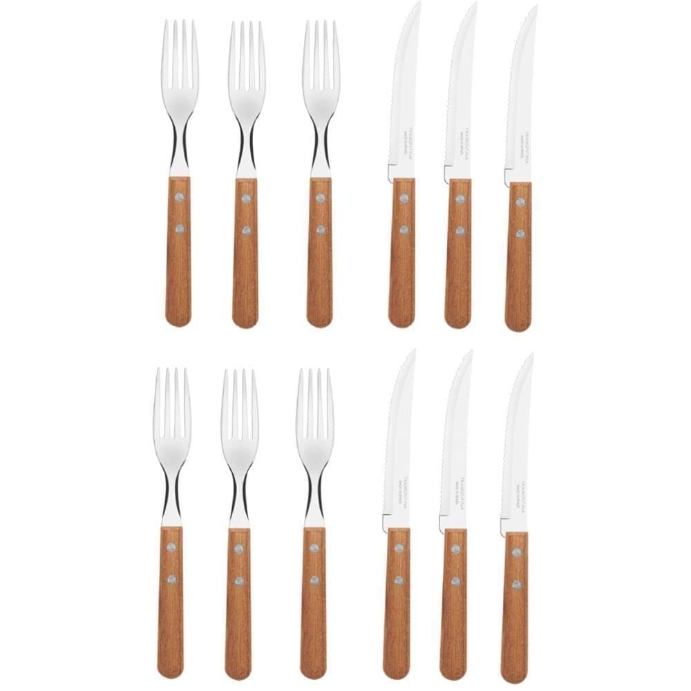 Jogo De Talheres Para Churrasco Com 12 Peças - 22399030 - Tramontina