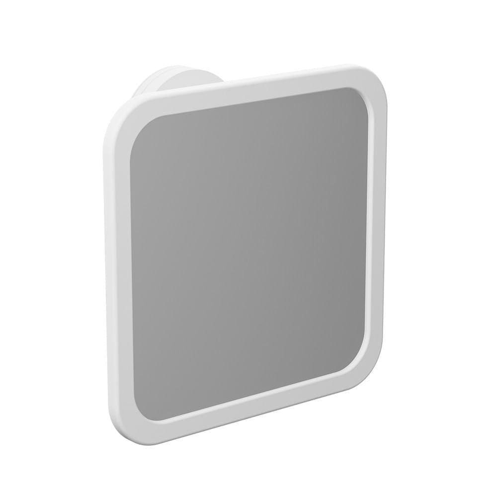 Espelho 17x7,4x21,9cm Com Adesivo Branco - Ad-esp*br - Astra Espelho 17x7,4x21,9cm C- Adesivo Branco Ad-esp*br Astra