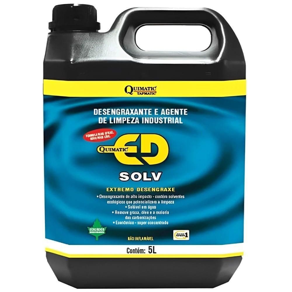 Desengraxante Climatic Ed Alcalino Industrial Biodegradável 5 Litros - Ds2 - Tapmatic Desengraxante Quimatic Ed Solv 5l