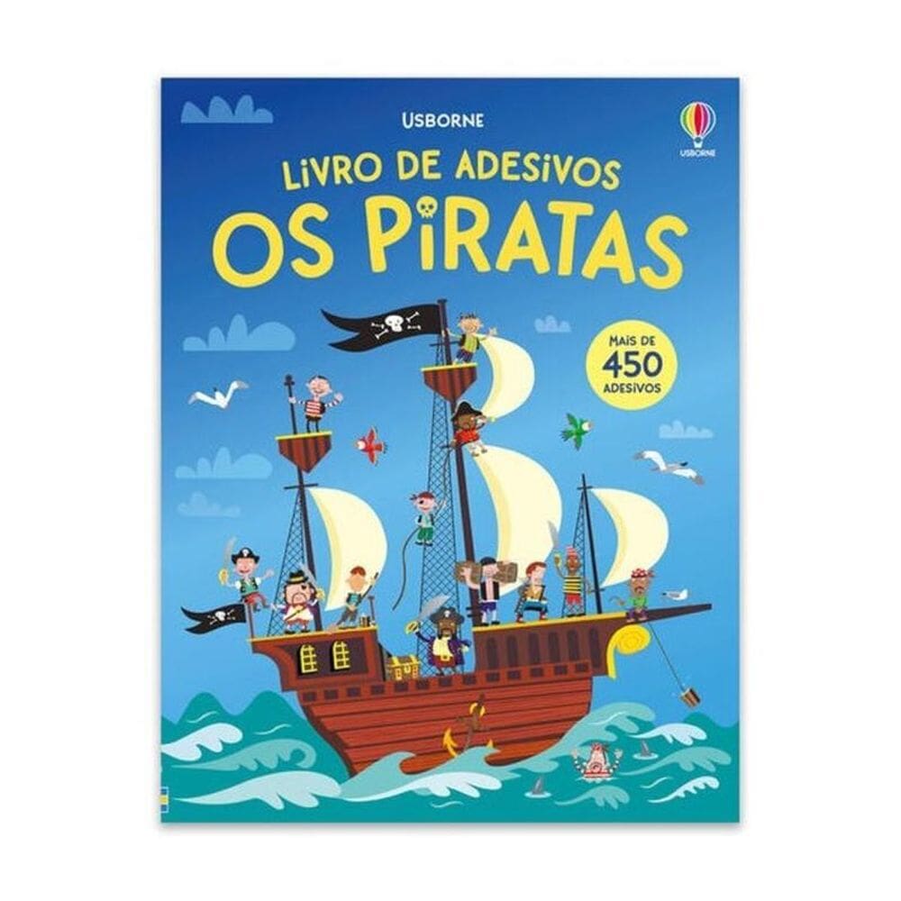 Os Piratas: Livro De Adesivos