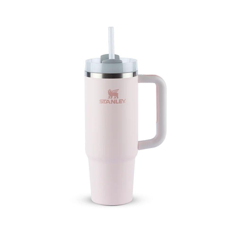 Copo Com Canudo Stanley Quencher Rose Quartz