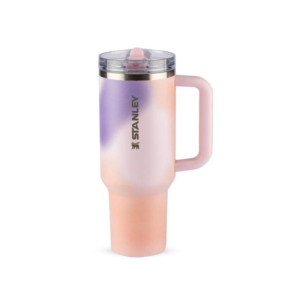 Copo Com Canudo Stanley Quencher Protour Anti Vazamento Rose Costal Motion