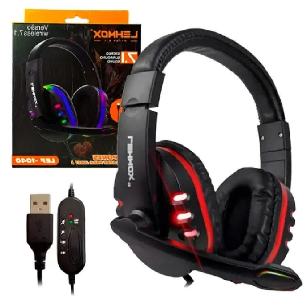 Fone De Ouvido Headset Gamer Microfone  7.1  USB Para Pc Notebook