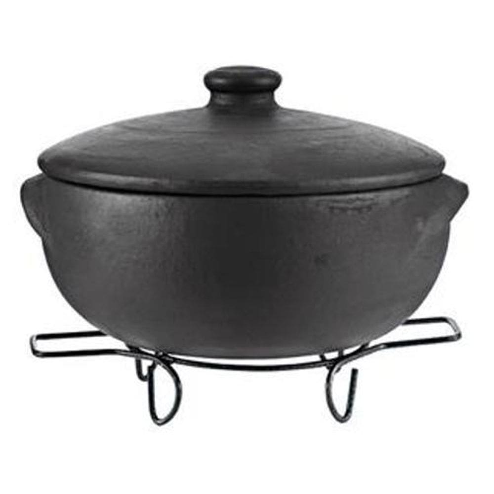 Panela De Barro Capixaba 2L Com Suporte