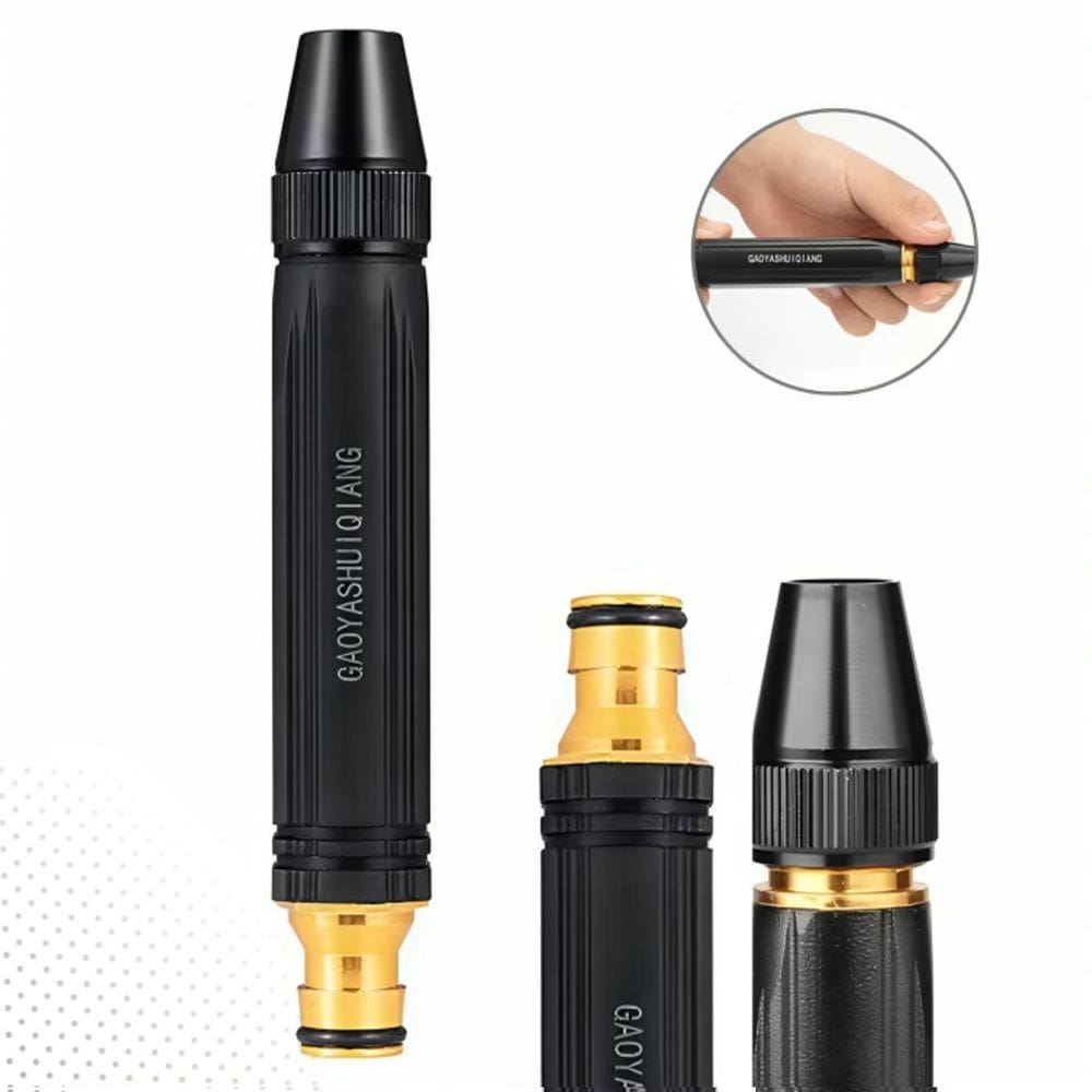 Bico Alta Pressão Para Mangueira Conector De Metal Potente