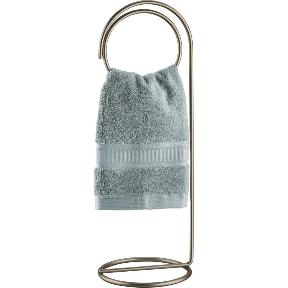 Suporte Arco Champagne 14X41,5Cm Hara Para Toalha Ou Papel