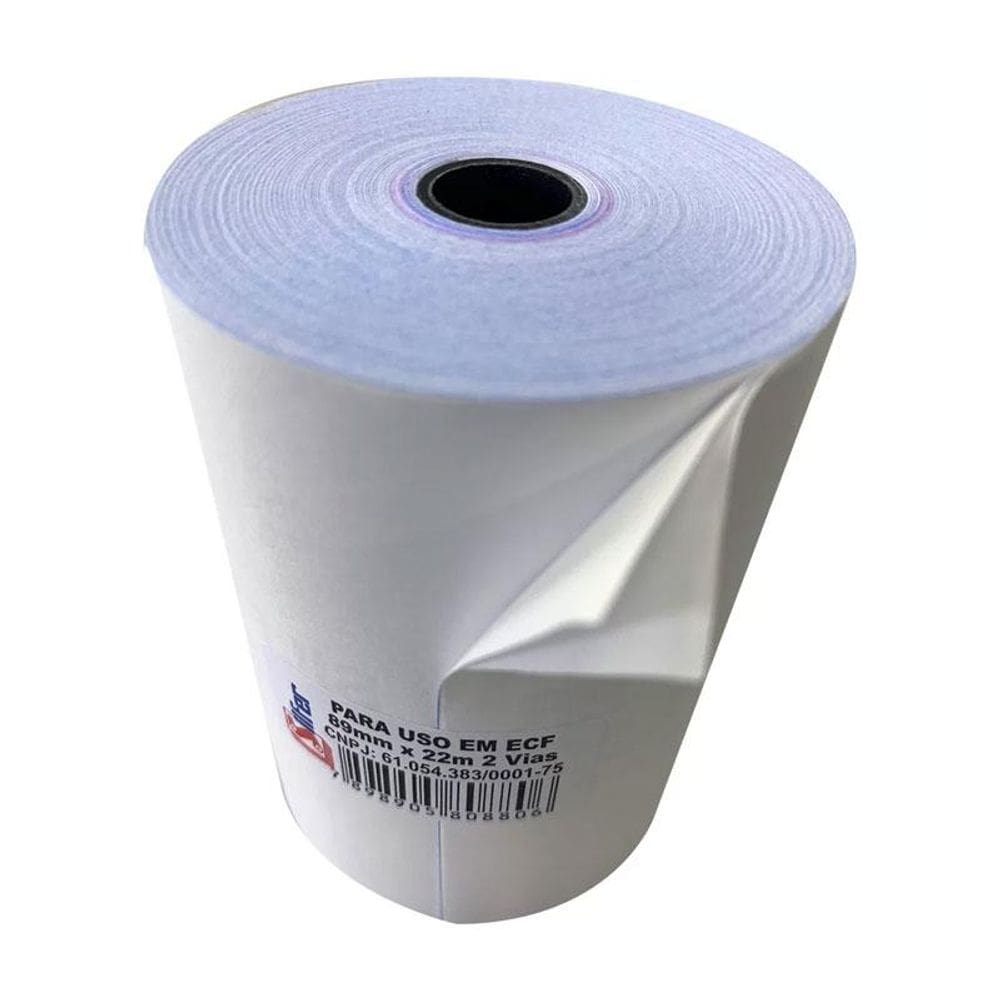 Bobina para PDV 89x22 2 vias autocópia com 30 unidades Silfer