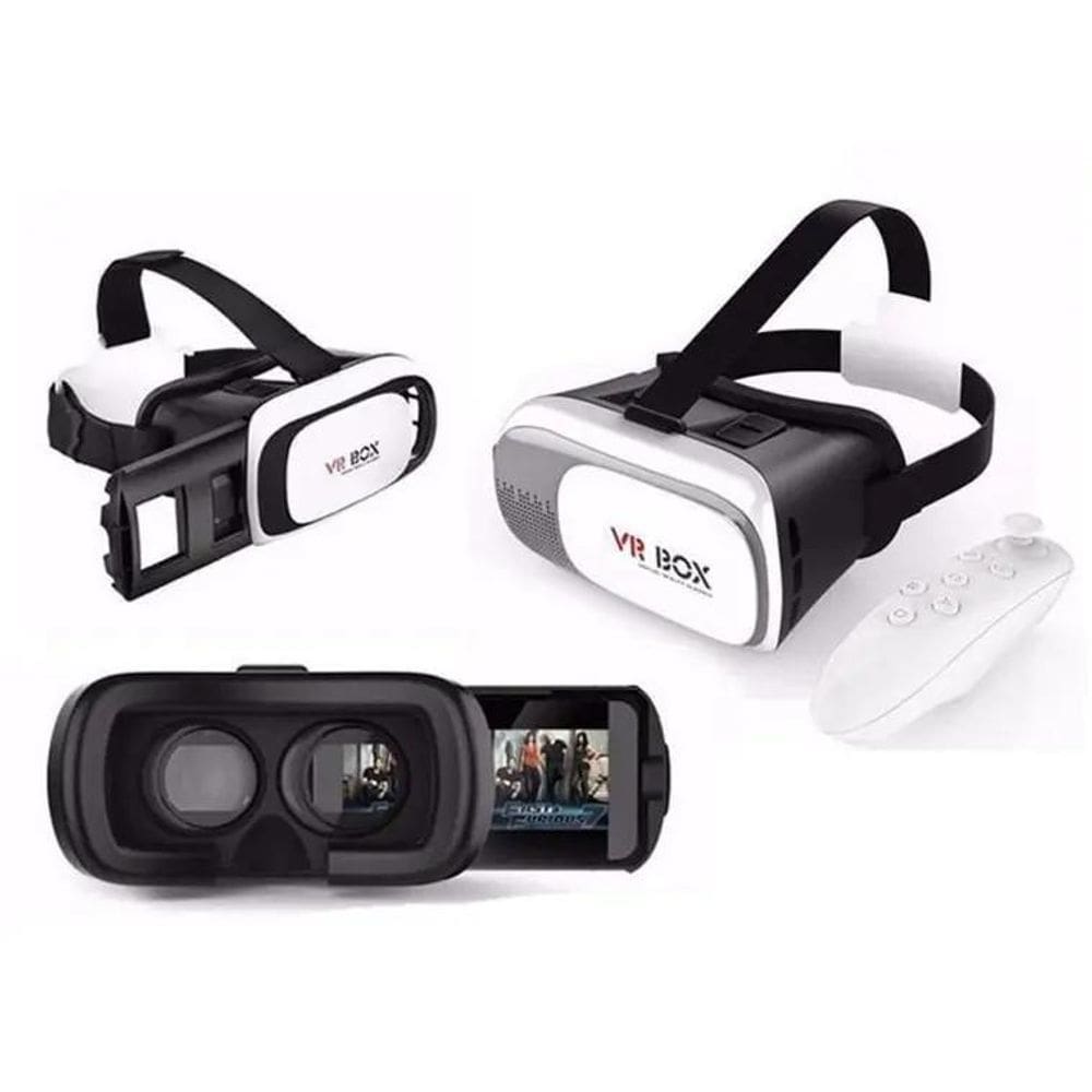 Óculos VR Box 2.0 + Controle - Realidade Virtual