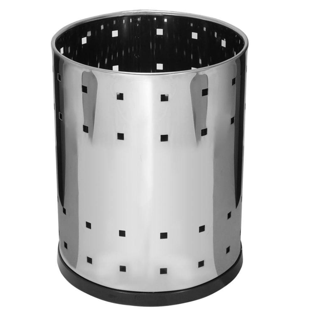 Lixeira Telada De Aço Inox 13 Litros - B8 - Jsn Lixeira Telada De Aço Inox 20 Litros - B8 - Jsn