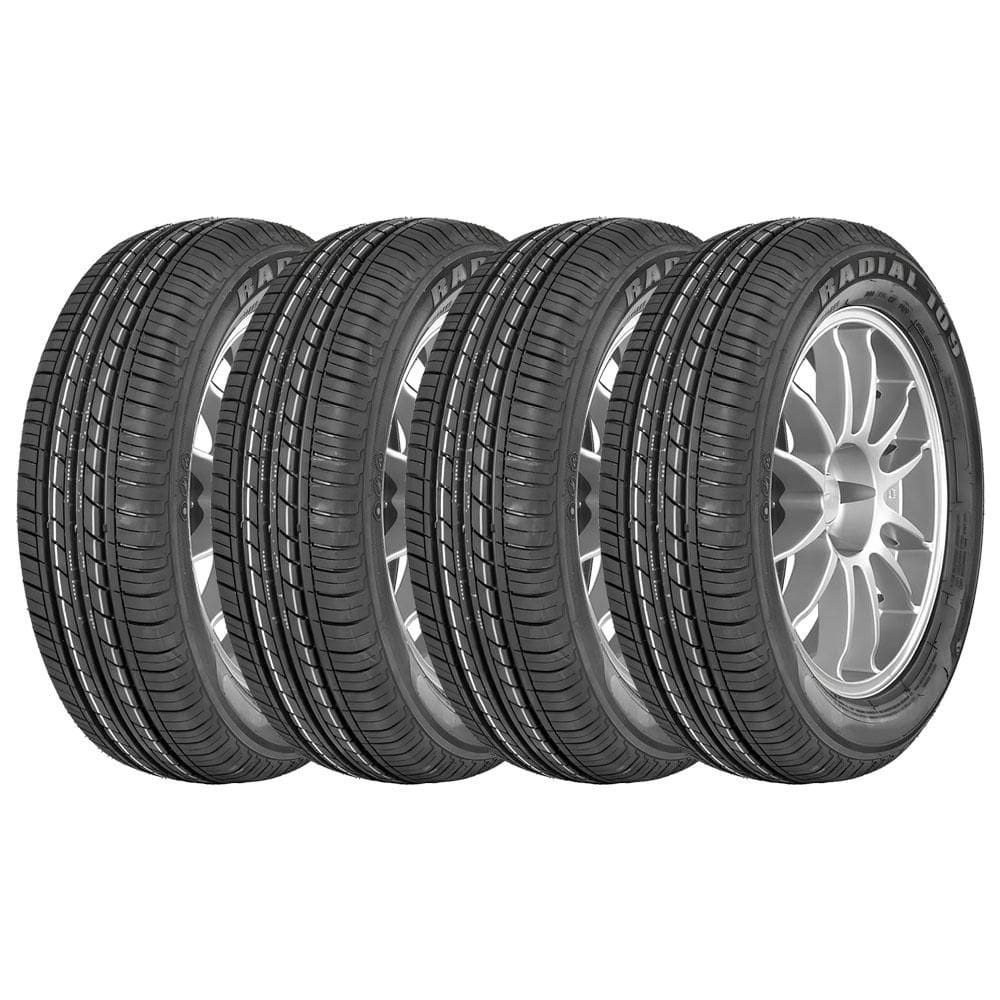 Pneu Tracmax Radial109 175/75 R14 Aro 14 87T Kit4