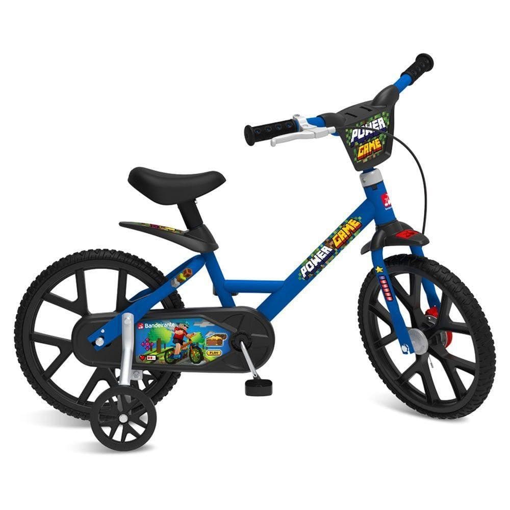 Bicicleta Aro 14 Power Game Bandeirante Preto/off