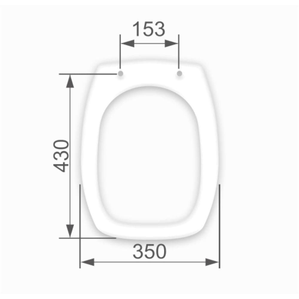 Assento Stylus Almofadado Branco - Tsl-k - Astra Assento Stylus Almofadado Branco Astra