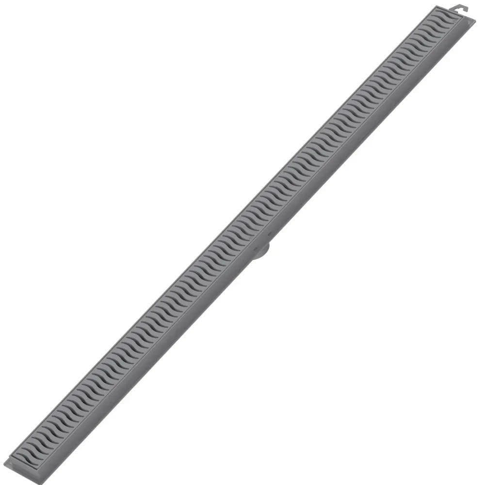 Ralo Linear Flat 90cm Grelha Cinza - 100018907 - Tigre