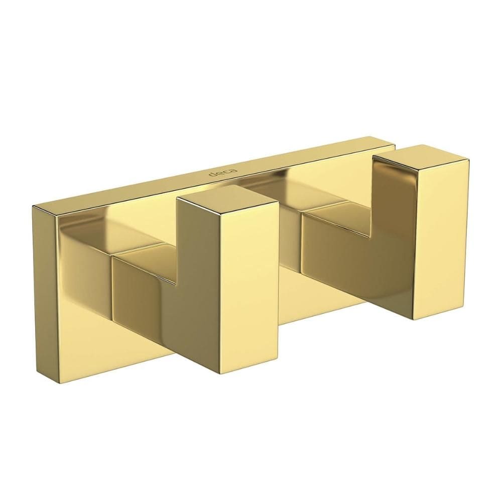 Cabide Duplo Quadratta Gold Deca