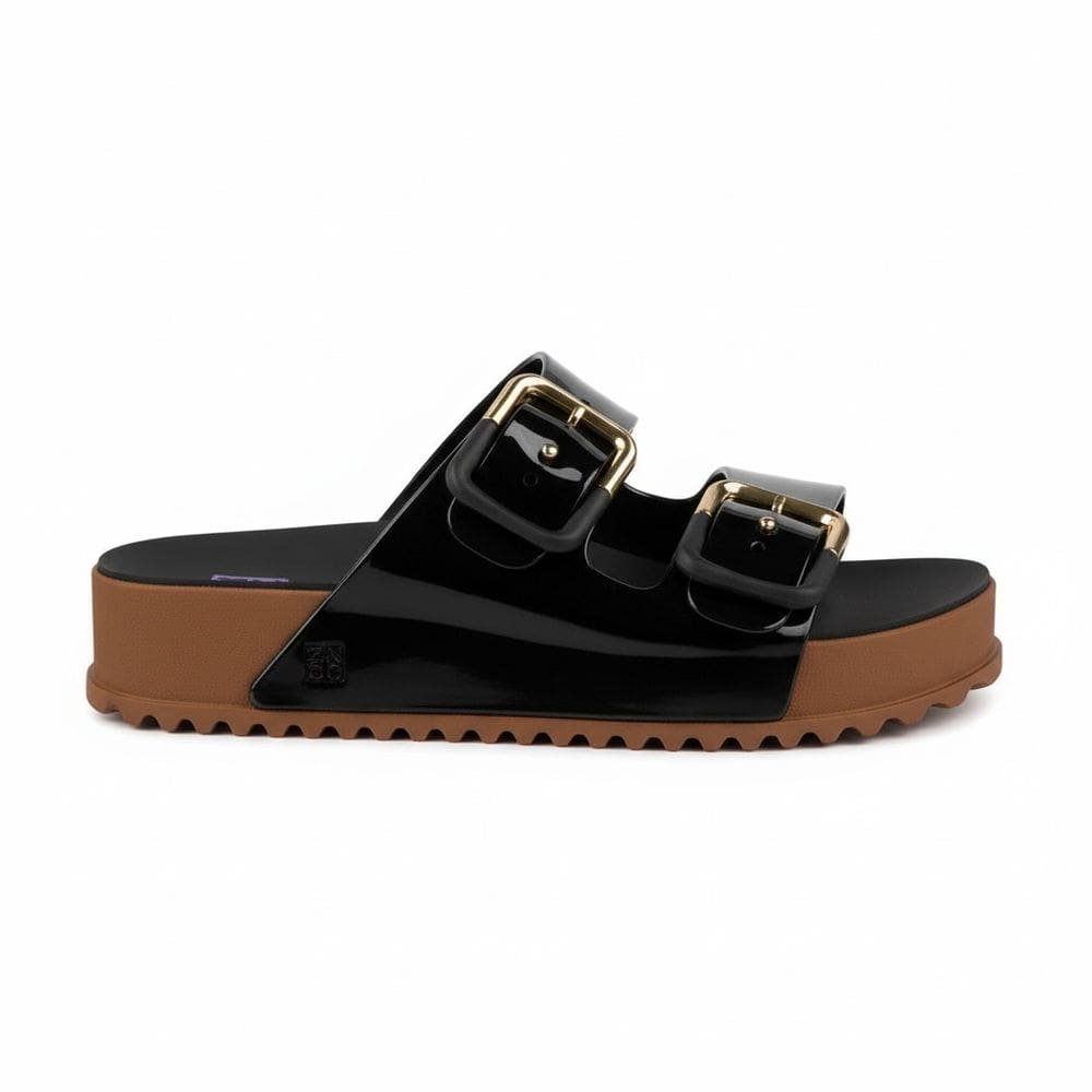 Chinelo Papete Feminino Zaxy Soft Casual Fivela 19333