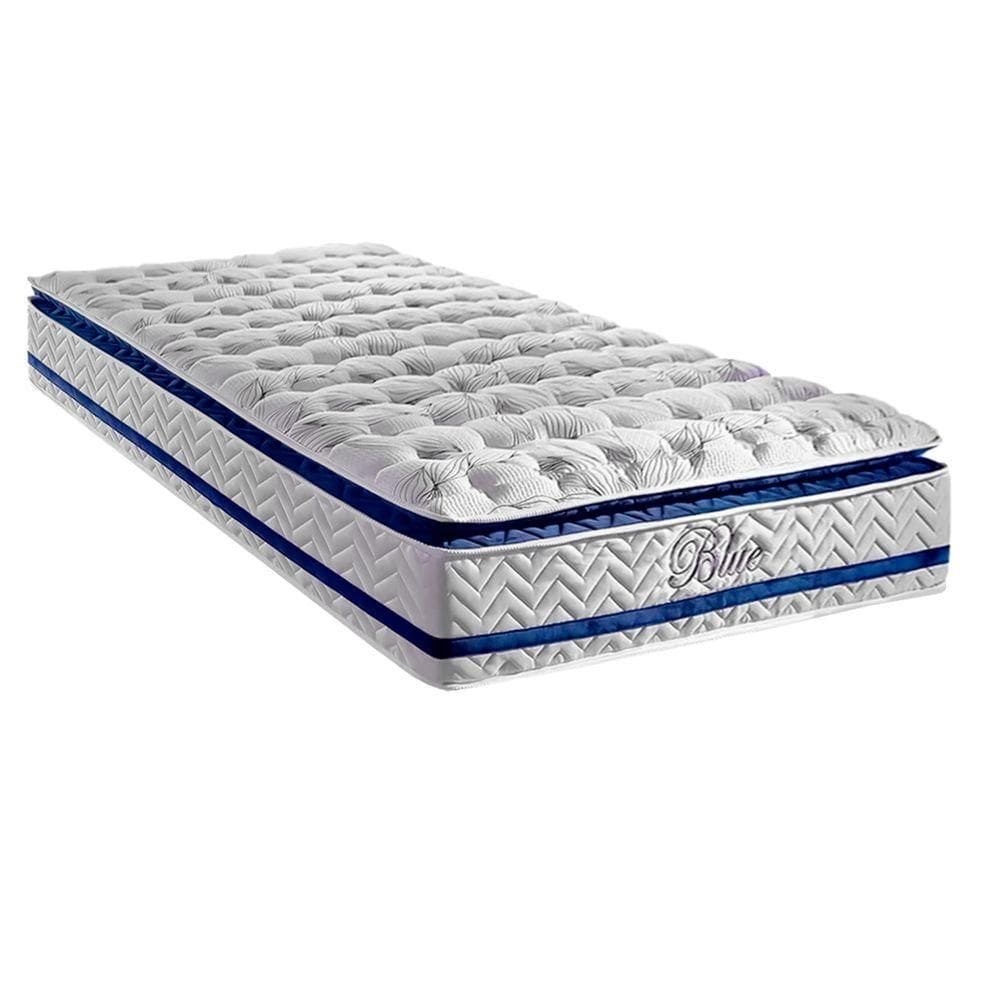 Colchão Espuma Solteiro Blue Paropas Molas Ensacadas