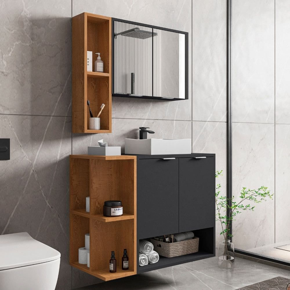 Fruteira com 1 Porta e 2 Cestos Lana-Móveis Primus