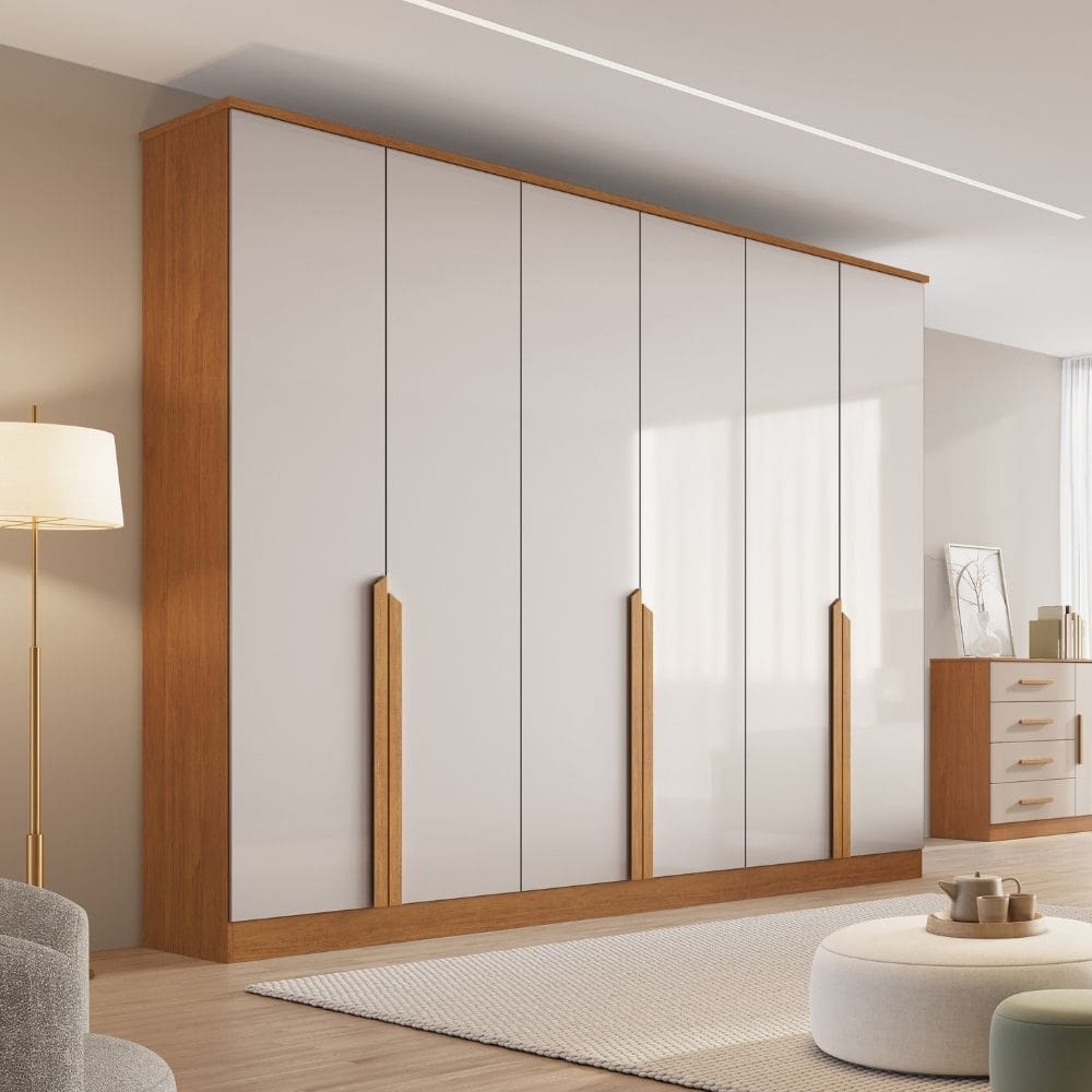 Guarda Roupa Casal 06 Portas Henn Cover