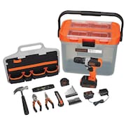 Furadeira e Parafusadeira Sem Fio Black Decker BCKSB29C04