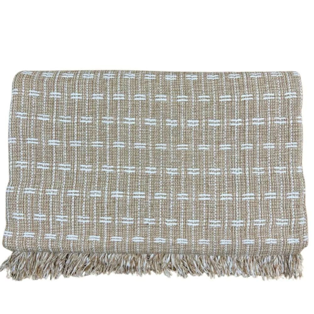 Manta Para Sofá Grande De 2 E 3 Lugares 2,50x1,80 Gigante Capa Protetor De Sofa E Cama Bege Mesclado