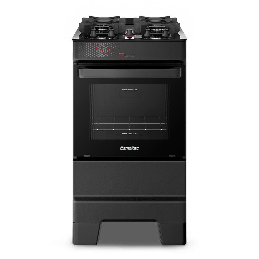 Fogao Esmaltec Ideal Top Glass 4 Bocas