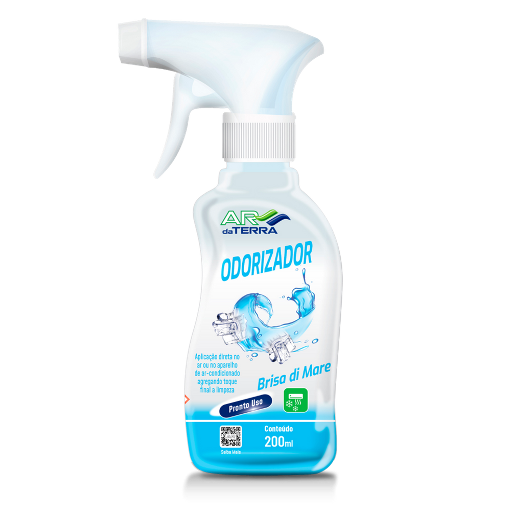 Aromatizador e Odorizador para Ar Condicionado e Ambiente Ar da Terra 200 ml Brisa di Mare