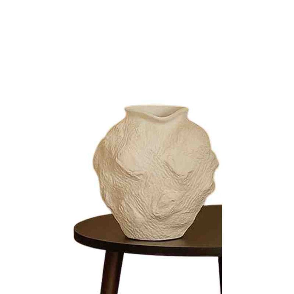 Vaso de Cerâmica 20x20x20 cm Branco Avanti