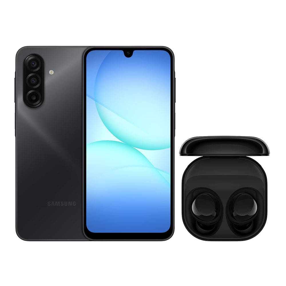 Combo Samsung A17 5G (128GB) - Preto + Buds Core - Preto