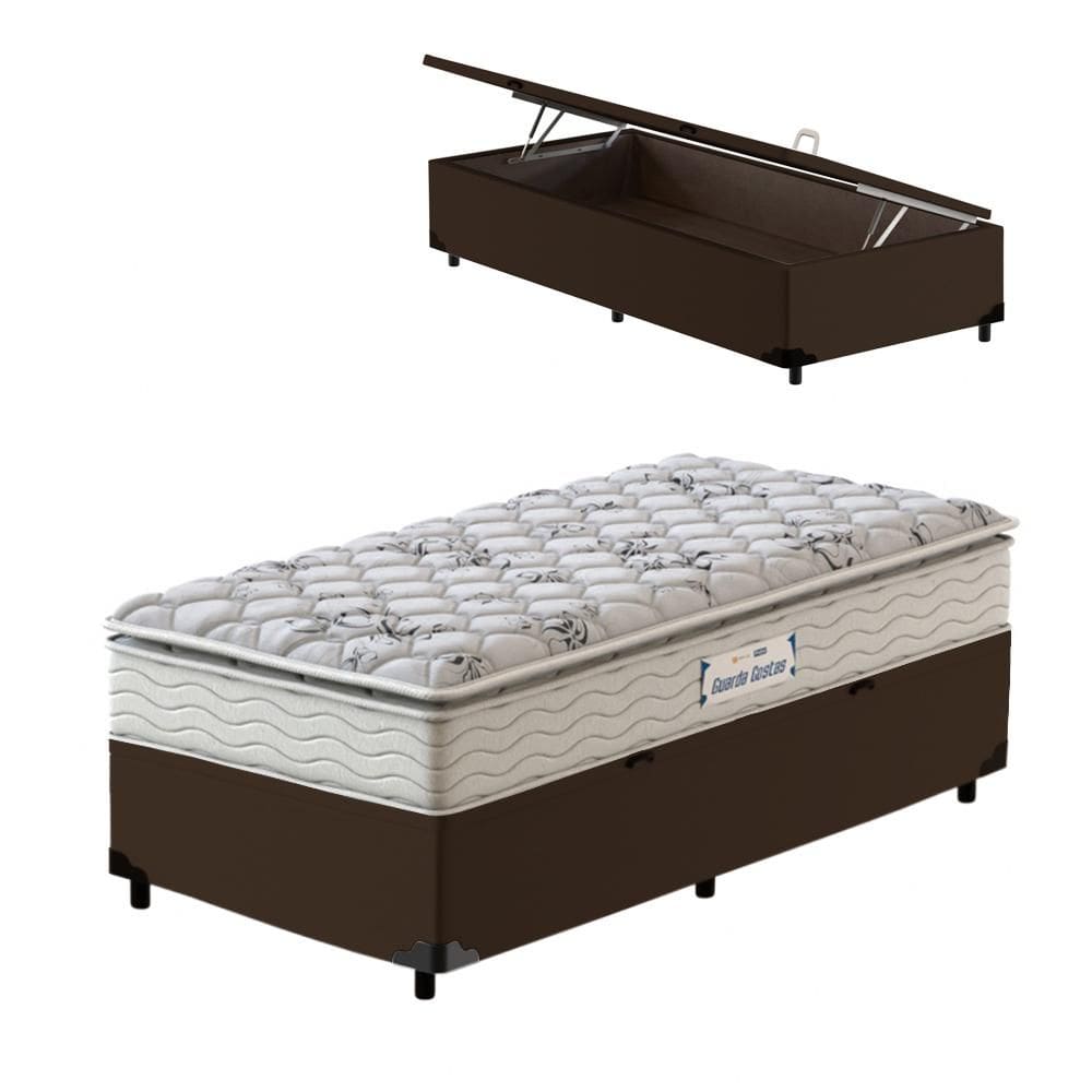 Box Baú + Colchão Espuma D33 - Probel ProEvidence Solteiro