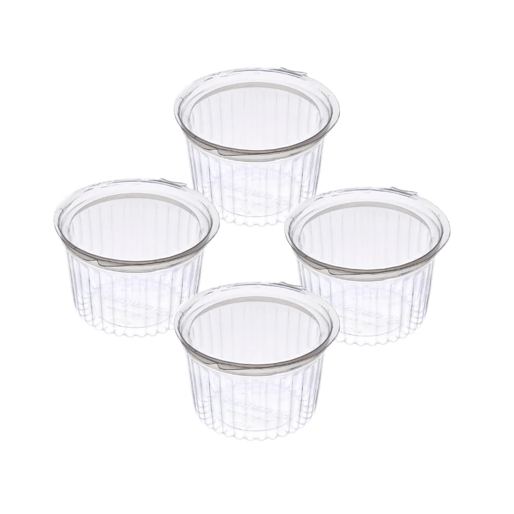 Pote Plástico S771 c/ Tampa Articulada 500ml Cx c/200un Starpack